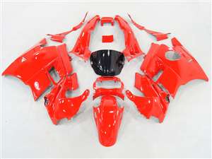 Motorcycle Fairings Kit - 1991-1994 Honda CBR 600 F2 Solid Red Fairings | NH69194-34