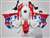 Motorcycle Fairings Kit - 1991-1994 Honda CBR 600 F2 Red white Blue Fairings | NH69598-39