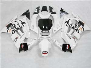 Motorcycle Fairings Kit - 1995-1998 Honda CBR 600 F3 White Race Fairings | NH69598-4