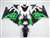 Motorcycle Fairings Kit - 1995-1998 Honda CBR 600 F3 Green/Black Fairings | NH69598-5