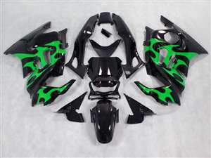 Motorcycle Fairings Kit - Green Tribal 1995-1998 Honda CBR 600 F3 Motorcycle Fairings | NH69598-7