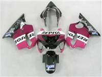 Motorcycle Fairings Kit - 1999-2000 Honda CBR 600 F4 Pink Repsol Fairings | NH69900-12