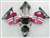 Motorcycle Fairings Kit - 1999-2000 Honda CBR 600 F4 Pink Repsol Fairings | NH69900-19