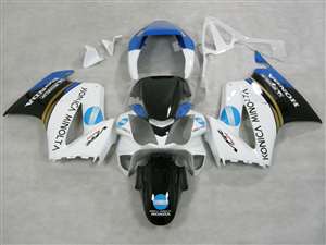 Motorcycle Fairings Kit - 2002-2013 Honda VFR 800 Konica Minolta Fairings | NH80213-11