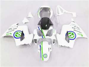 Motorcycle Fairings Kit - 2002-2013 Honda VFR 800 Repsol Green Fairings | NH80213-17