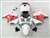 Motorcycle Fairings Kit - 2002-2013 Honda VFR 800 Red/White Fairings | NH80213-7