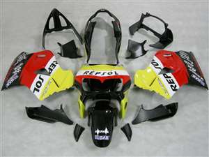 Motorcycle Fairings Kit - 1998-2001 Honda VFR 800 Repsol Race Fairings | NH89801-11