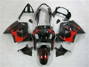 Motorcycle Fairings Kit - 1998-2001 Honda VFR 800 Tribal Red Fairings | NH89801-13