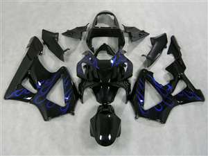 Motorcycle Fairings Kit - Ice Blue Flame 2000-2001 Honda CBR 929RR Motorcycle Fairings | NH90001-1