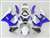 Motorcycle Fairings Kit - 2000-2001 Honda CBR 929RR White/Blue/Black Fairings | NH90001-14