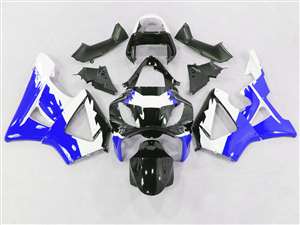 Motorcycle Fairings Kit - 2000-2001 Honda CBR 929RR White/Blue/Black Fairings | NH90001-16