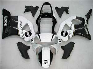 Motorcycle Fairings Kit - 2002-2003 Honda CBR 954RR Black Konica Minolta Fairings | NH90203-13