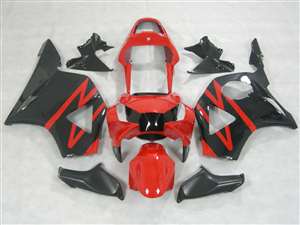 Motorcycle Fairings Kit - 2002-2003 Honda CBR 954RR Red/Black Fairings | NH90203-14