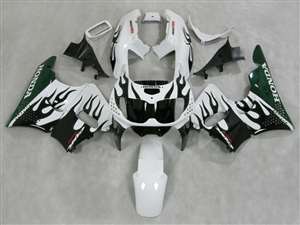 Motorcycle Fairings Kit - 1992-1997 Honda CBR 900RR White Flame Fairings | NH99297-7