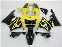 Motorcycle Fairings Kit - 1998-1999 Honda CBR 900RR Black/Yellow Fairings | NH99899-10