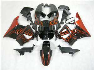 Motorcycle Fairings Kit - 1998-1999 Honda CBR 900RR Red Flame Fairings | NH99899-12