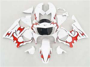 Motorcycle Fairings Kit - 1998-1999 Honda CBR 900RR Red Tribal Fairings | NH99899-19