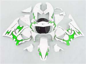 Motorcycle Fairings Kit - 1998-1999 Honda CBR 900RR Green Tribal Fairings | NH99899-20