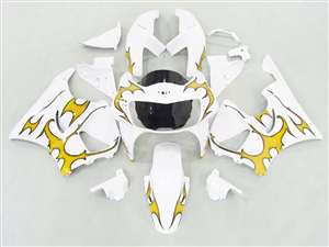 Motorcycle Fairings Kit - 1998-1999 Honda CBR 900RR Yallow Tribal Fairings | NH99899-21