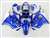 Motorcycle Fairings Kit - 2000-2001 Kawasaki ZX12R Metallic Blue Flame Fairings | NK10001-23