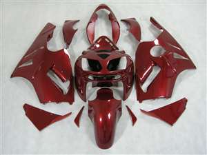 Motorcycle Fairings Kit - 2002-2005 Kawasaki ZX12R Candy Red Fairings | NK10205-16