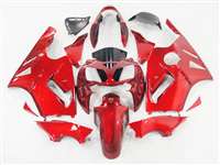 Motorcycle Fairings Kit - 2002-2005 Kawasaki ZX12R Fire Red Metallic Fairings | NK10205-2