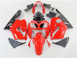 Motorcycle Fairings Kit - 2002-2005 Kawasaki ZX12R Red Fairings | NK10205-22