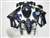 Motorcycle Fairings Kit - 2002-2005 Kawasaki ZX12R Midnight Blue Fairings | NK10205-27