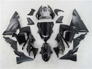 Motorcycle Fairings Kit - 2004-2005 Kawasaki ZX10R Black on Black Fairings | NK10405-22