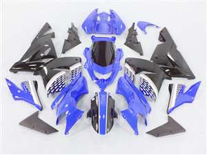 Motorcycle Fairings Kit - 2004-2005 Kawasaki ZX10R Blue/Black Fairings | NK10405-26