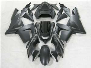 Motorcycle Fairings Kit - 2004-2005 Kawasaki ZX10R Satin Black Fairings | NK10405-9