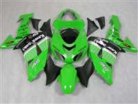 Motorcycle Fairings Kit - 2006-2007 Kawasaki ZX10R Motorcycle Racer Green Fairings | NK10607-20