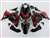 Motorcycle Fairings Kit - 2006-2011 Kawasaki ZX14R Black/Red Fairings | NK10611-31