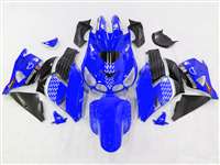 Motorcycle Fairings Kit - 2006-2011 Kawasaki ZX14R Blue Fairings | NK10611-5