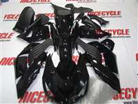 Motorcycle Fairings Kit - 2006-2011 Kawasaki ZX14R Gloss Black Fairings | NK10611-7