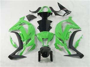 Motorcycle Fairings Kit - 2011-2015 Kawasaki ZX10R Green Fairings | NK11115-4