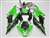 Motorcycle Fairings Kit - 2012-2022 Kawasaki ZX14R Black/Green Stripe Fairings | NK11217-10