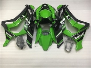 Motorcycle Fairings Kit - 2016-2020 Kawasaki ZX10R Green/Black Fairings | NK11618-4