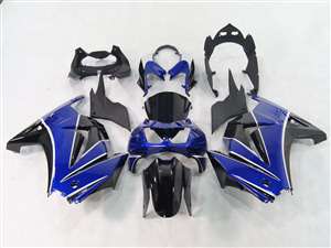 Motorcycle Fairings Kit - Blue/Black 2008-2012 Kawasaki Ninja 250R Motorcycle Fairings | NK20812-2