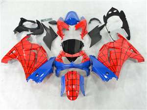 Motorcycle Fairings Kit - 2008-2012 Kawasaki Ninja 250R Spiderman Fairings | NK20812-26