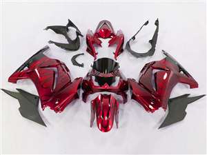 Motorcycle Fairings Kit - 2008-2012 Kawasaki Ninja 250R Candy Red Fairings | NK20812-37