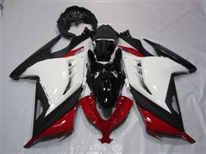 Motorcycle Fairings Kit - 2013-2017 Kawasaki Ninja 300 Red/Black/White Fairings | NK31317-1