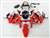 Motorcycle Fairings Kit - Kawasaki 2000-2002 ZX6R and 2005-2009 ZZR600 Crazy Red/White Fairings | NK60002-10