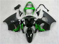 Motorcycle Fairings Kit - Kawasaki 2000-2002 ZX6R and 2005-2009 ZZR600 Green with Matte Fairings | NK60002-26