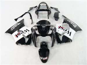 Motorcycle Fairings Kit - Kawasaki 2000-2002 ZX6R and 2005-2009 ZZR600 West Fairings | NK60002-3