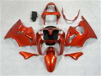 Motorcycle Fairings Kit - Kawasaki 2000-2002 ZX6R and 2005-2009 ZZR600 Candy Orange Fairings | NK60002-36