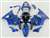 Motorcycle Fairings Kit - Kawasaki 2000-2002 ZX6R and 2005-2009 ZZR600 Lighting Blue Fairings | NK60002-41