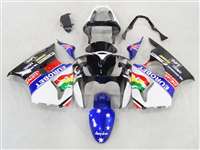 Motorcycle Fairings Kit - Kawasaki 2000-2002 ZX6R and 2005-2009 ZZR600 Eurobet Fairings | NK60002-44