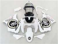 Motorcycle Fairings Kit - Lucky Strike Kawasaki 2000-2002 ZX6R and 2005-2009 ZZR600 Motorcycle Fairings | NK60002-48