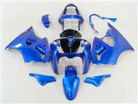 Motorcycle Fairings Kit - Plasma Blue Kawasaki 2000-2002 ZX6R and 2005-2009 ZZR600 Motorcycle Fairings | NK60002-49